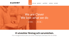 Desktop Screenshot of clever.se