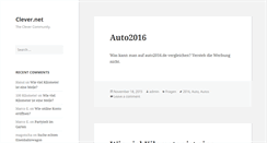 Desktop Screenshot of clever.net