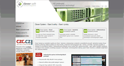Desktop Screenshot of clever.cz
