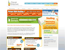 Tablet Screenshot of clever.com.sg